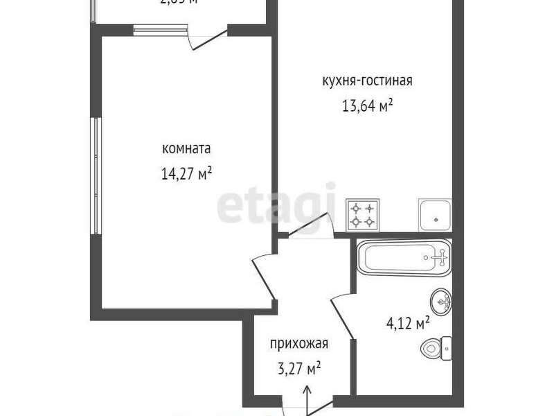 Однокомнатная квартира Екатеринбург улица, фото №8