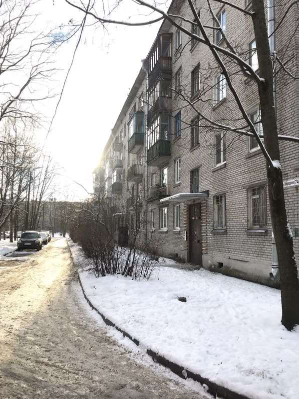 Однокомнатная квартира ул. Железнодорожная (МО "г. Пушкин") улица, 74, фото №10