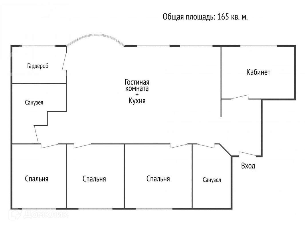 5-и комнатная квартира ул. Знаменка () улица, 15, фото №10