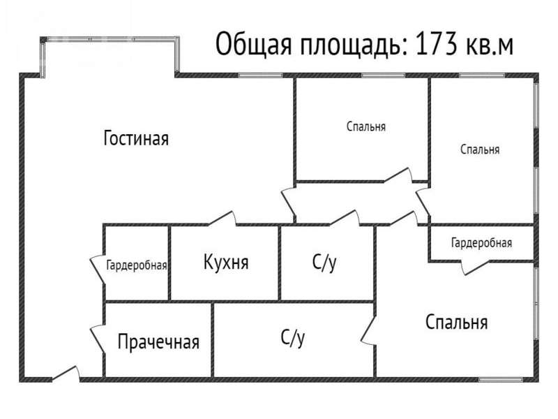 4-х комнатная квартира Малый Новопесковский переулок, 8, фото №1