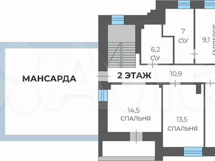 Дом 4 комнаты 2 улица, 3, фото №10