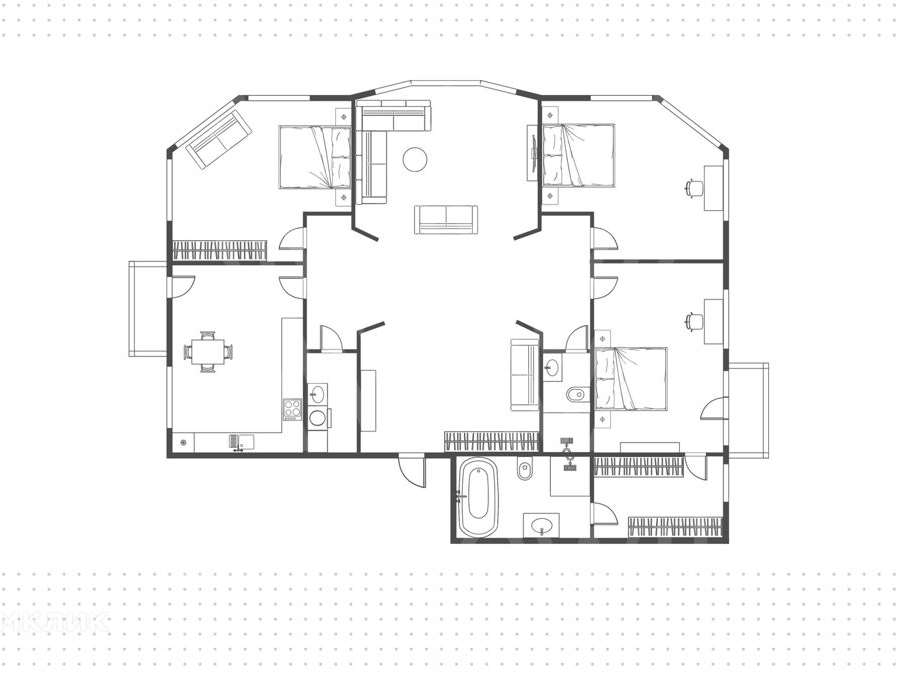 4-х комнатная квартира Страстной улица, 10 к. 1, фото №6