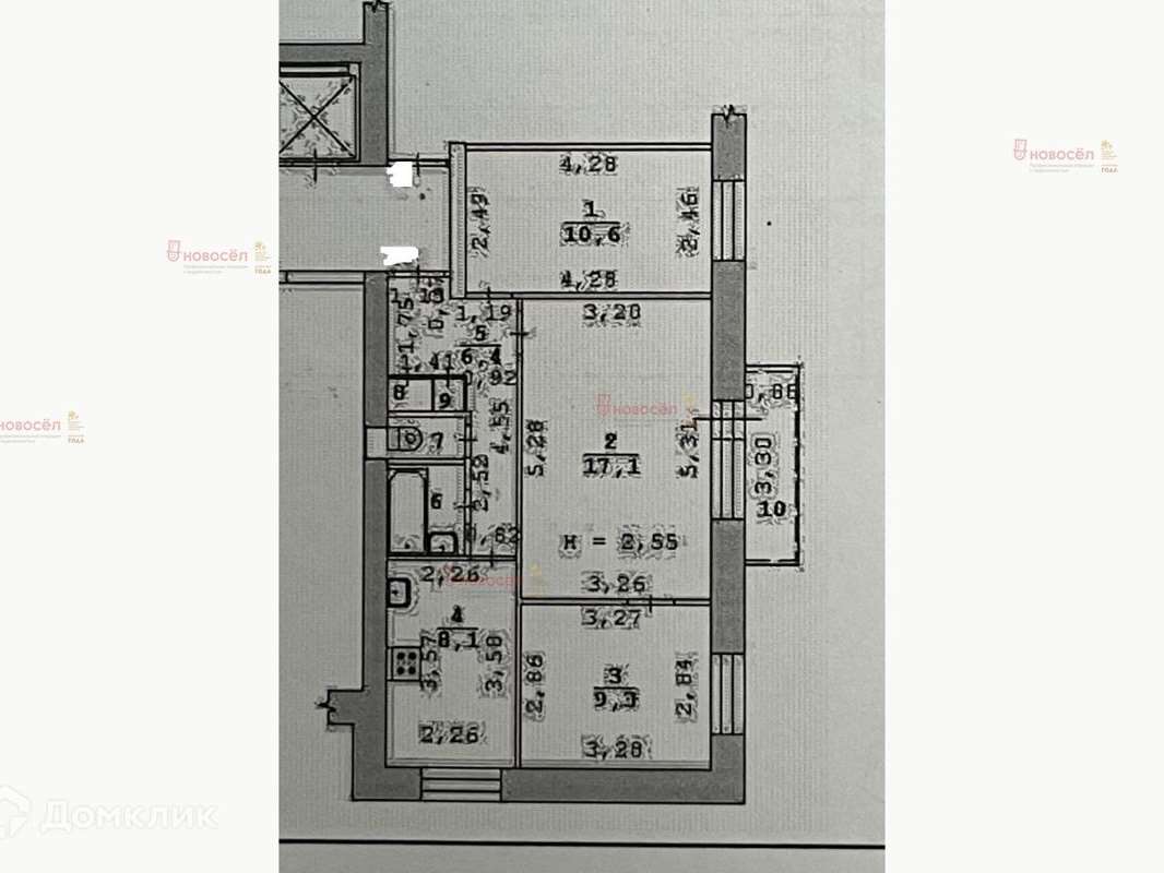 Трехкомнатная квартира Серафимы Дерябиной улица, 31 к. 2, фото №8