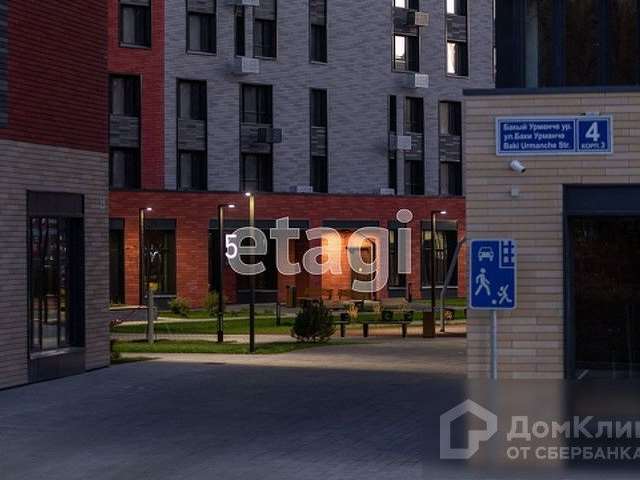 Двухкомнатная квартира Баки Урманче улица, 4 к. 1, фото №3
