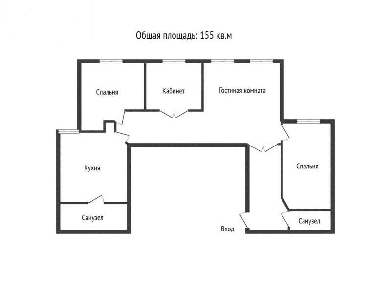 4-х комнатная квартира Тверская улица, 28 к. 1, фото №7
