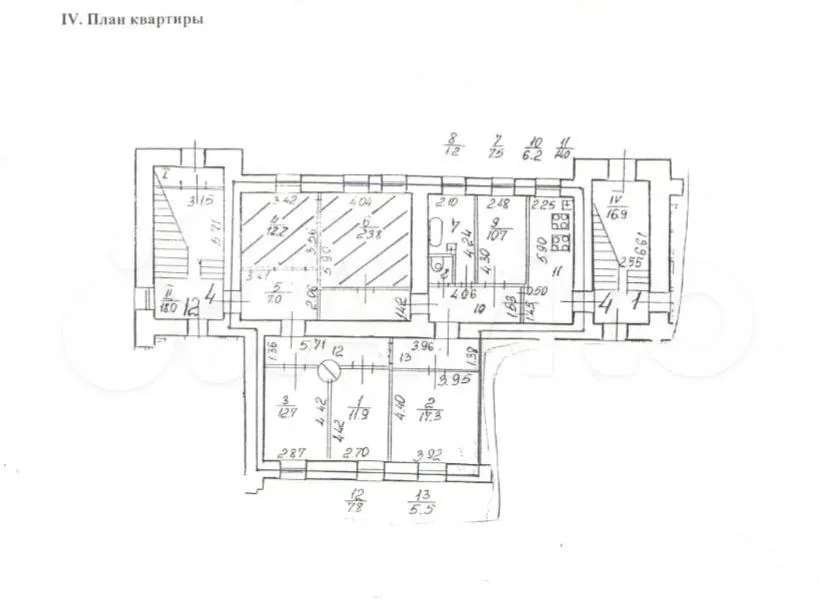 6-и комнатная квартира ул. Курляндская улица, 4, фото №8